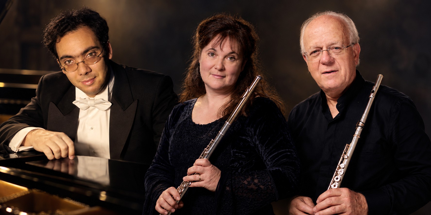 SERENADE FÜR STILLE UND KRAFT Benefizkonzert zugunsten der Stiftung Kloster Dornach mit Myriam Hidber Dickinson – Flöte, Guy-Claude Luypaerts - Flöte, Jean Dubé – Klavier